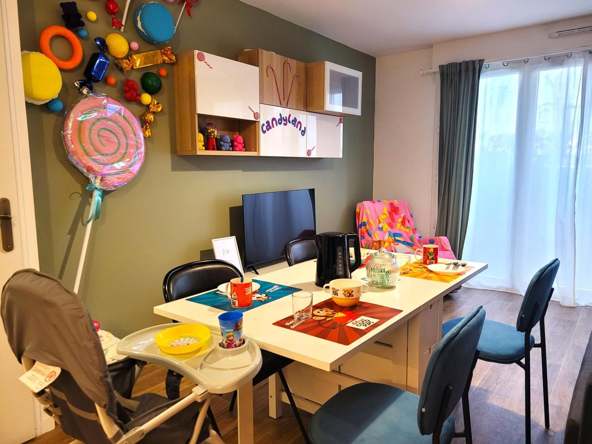 Candyland-20min Disney-famille Apartment